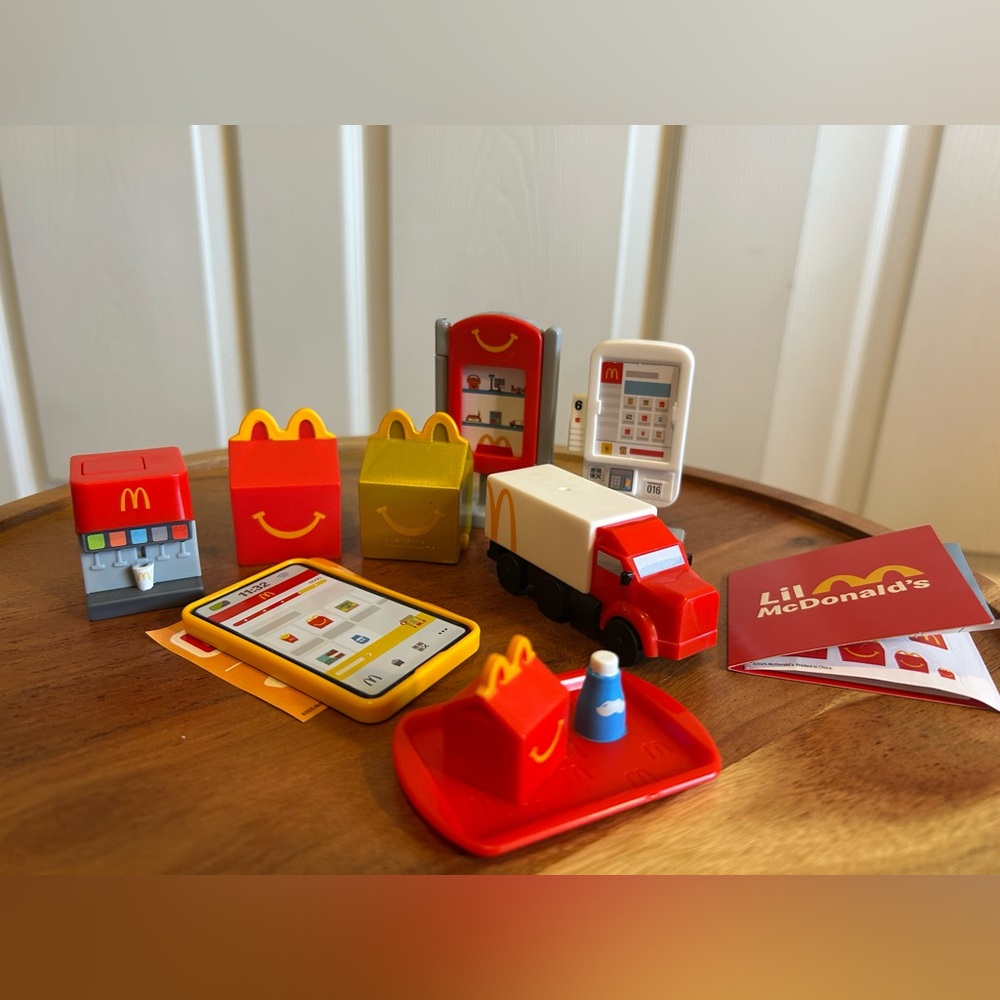 8 PC McDonalds Happy Meal Toys